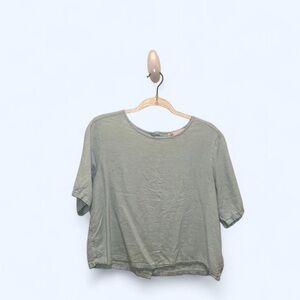 C&C California Light Blue Short Sleeve Top